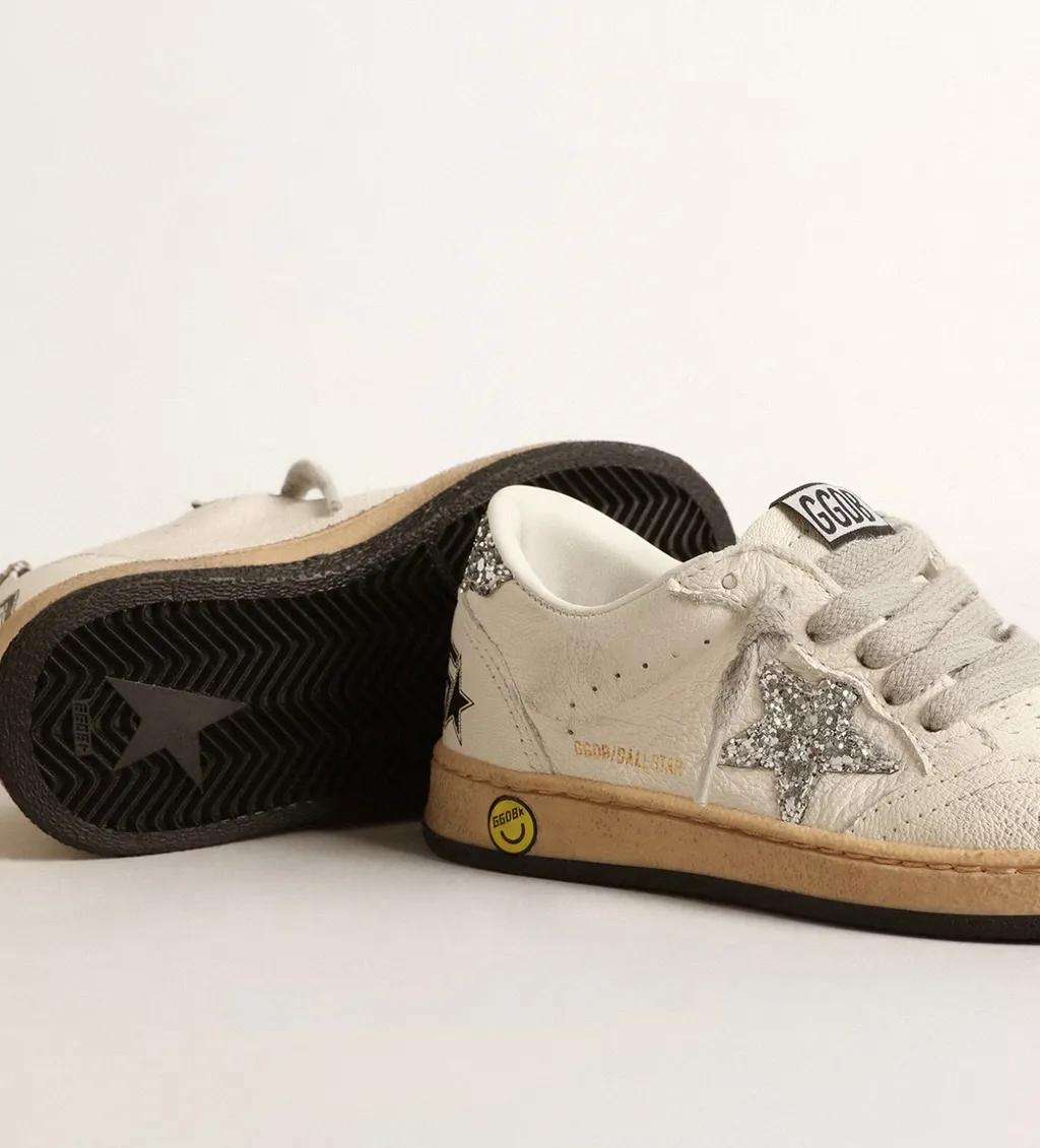 Ball Star Round Toe Sneakers