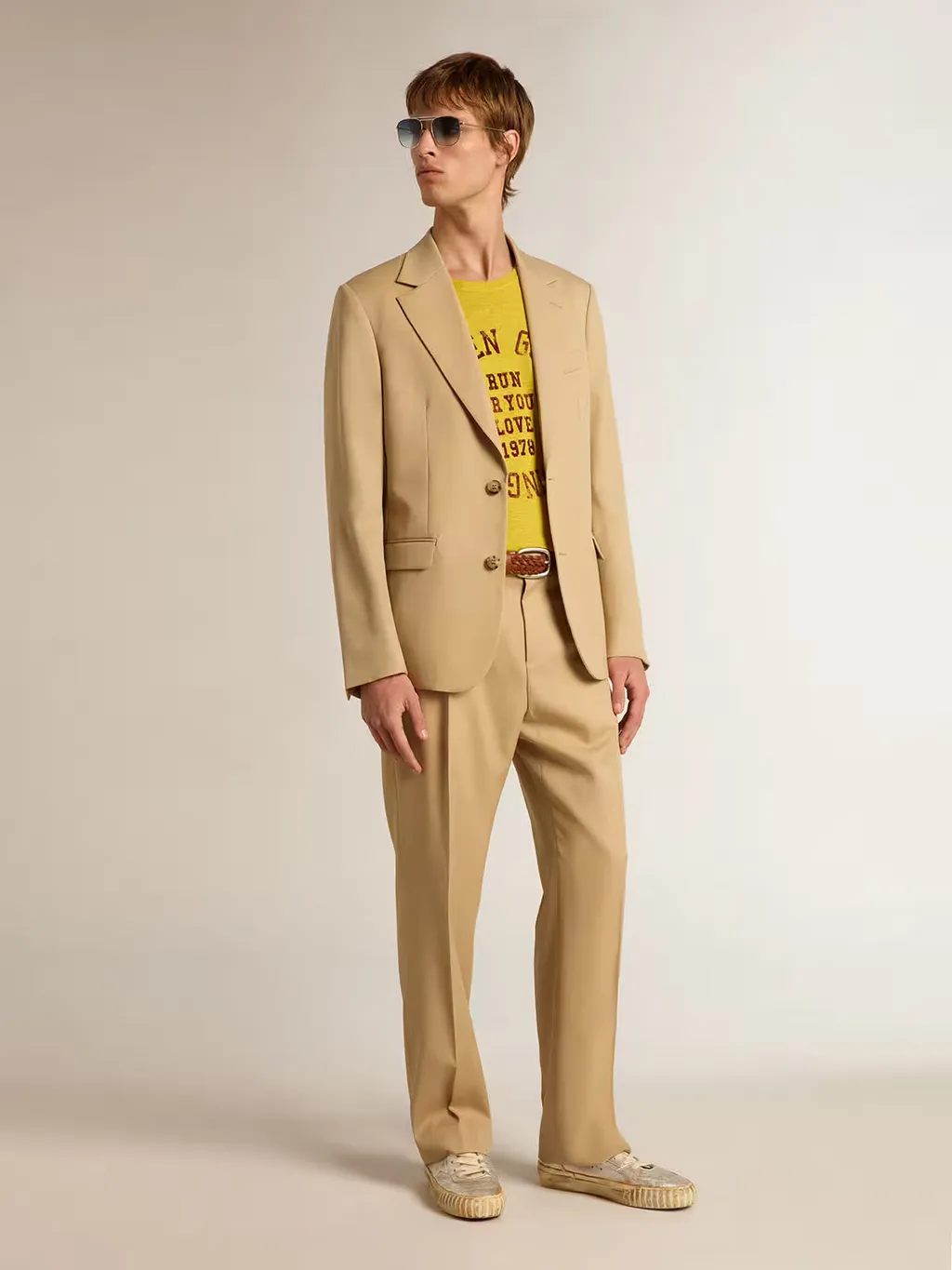 Logo Patch Straight-Leg Pants