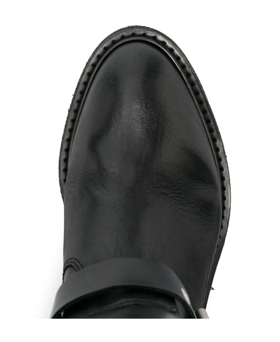 Buckle-Detailed Boots