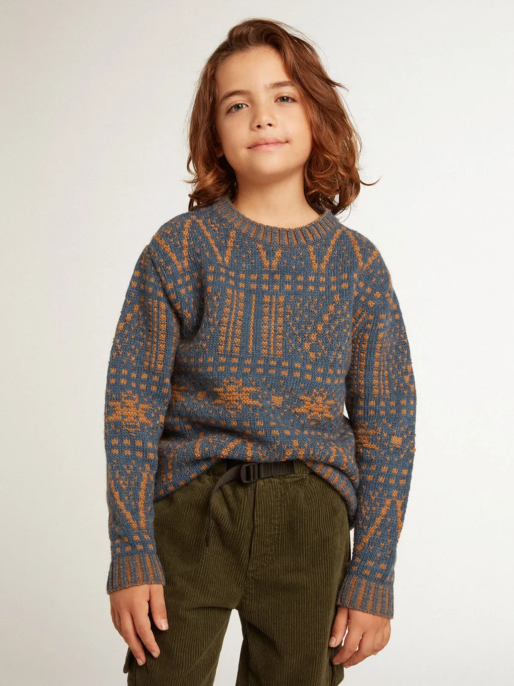 Patterned Knit Sweater