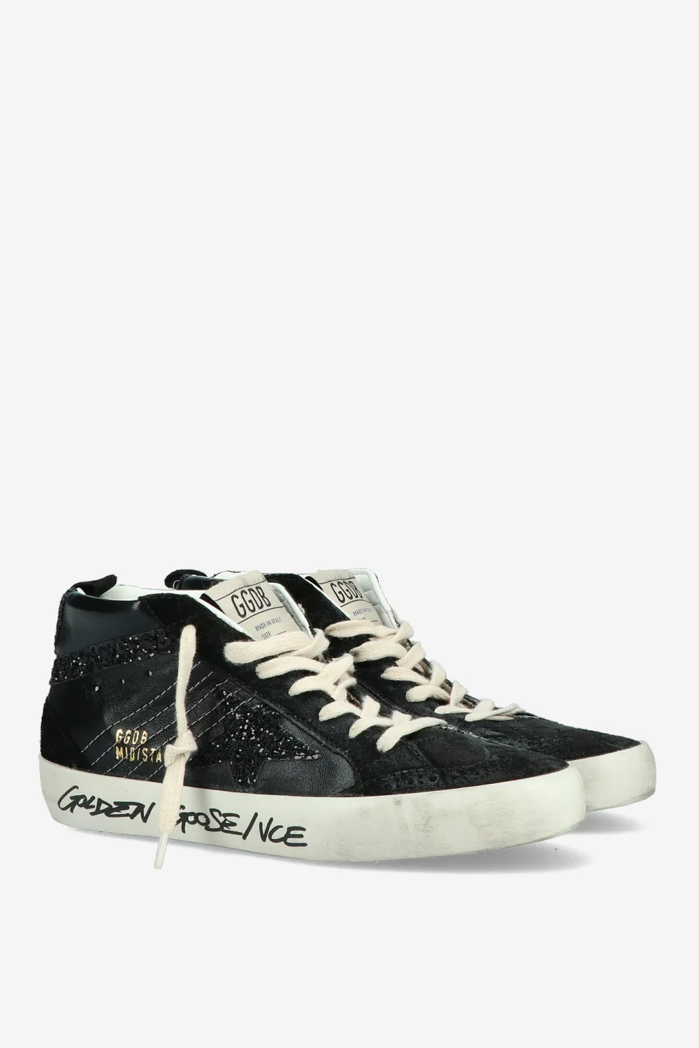 Glitter Detailed Mid Star Sneakers