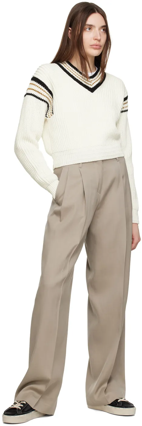 V-Neck Knitted Sweater