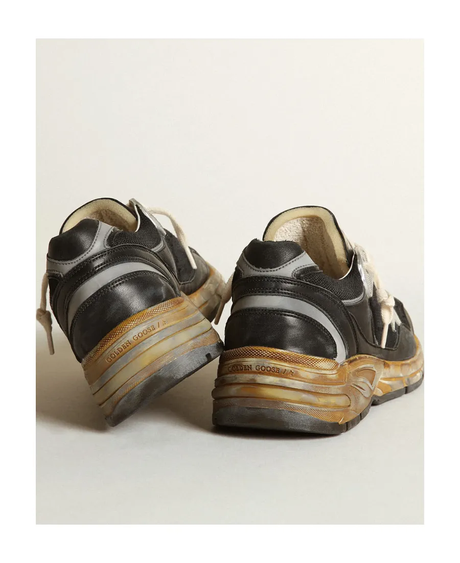 Running Dad Net Lace-Up Sneakers