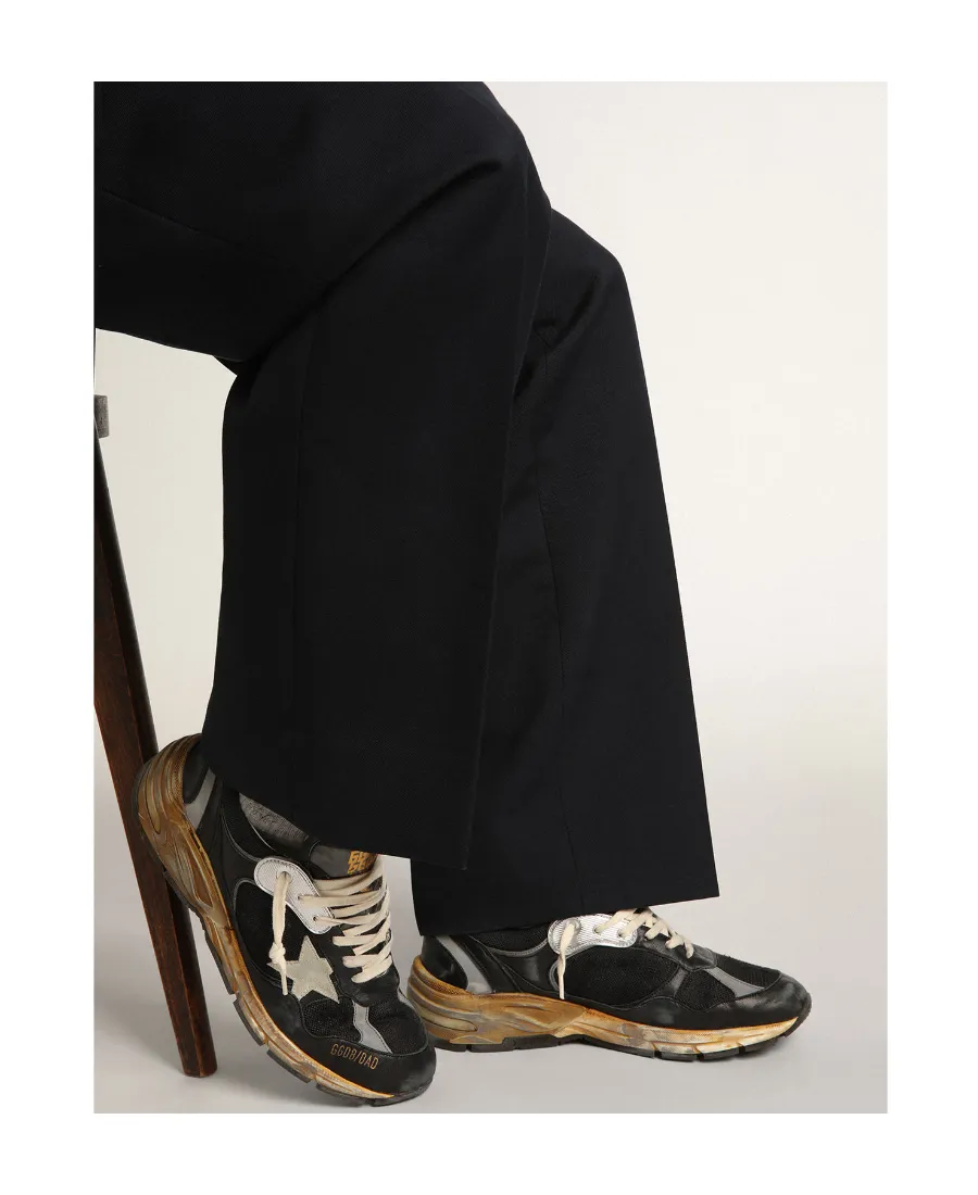 Running Dad Net Lace-Up Sneakers