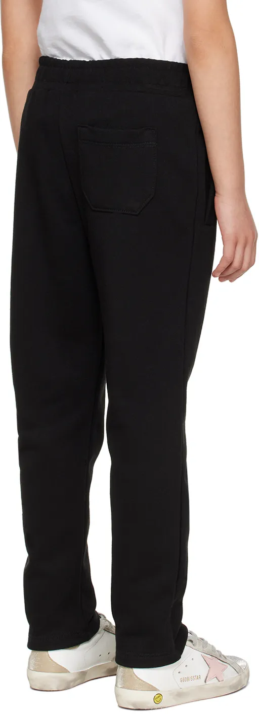 Logo Printed Straight Leg Trousers
