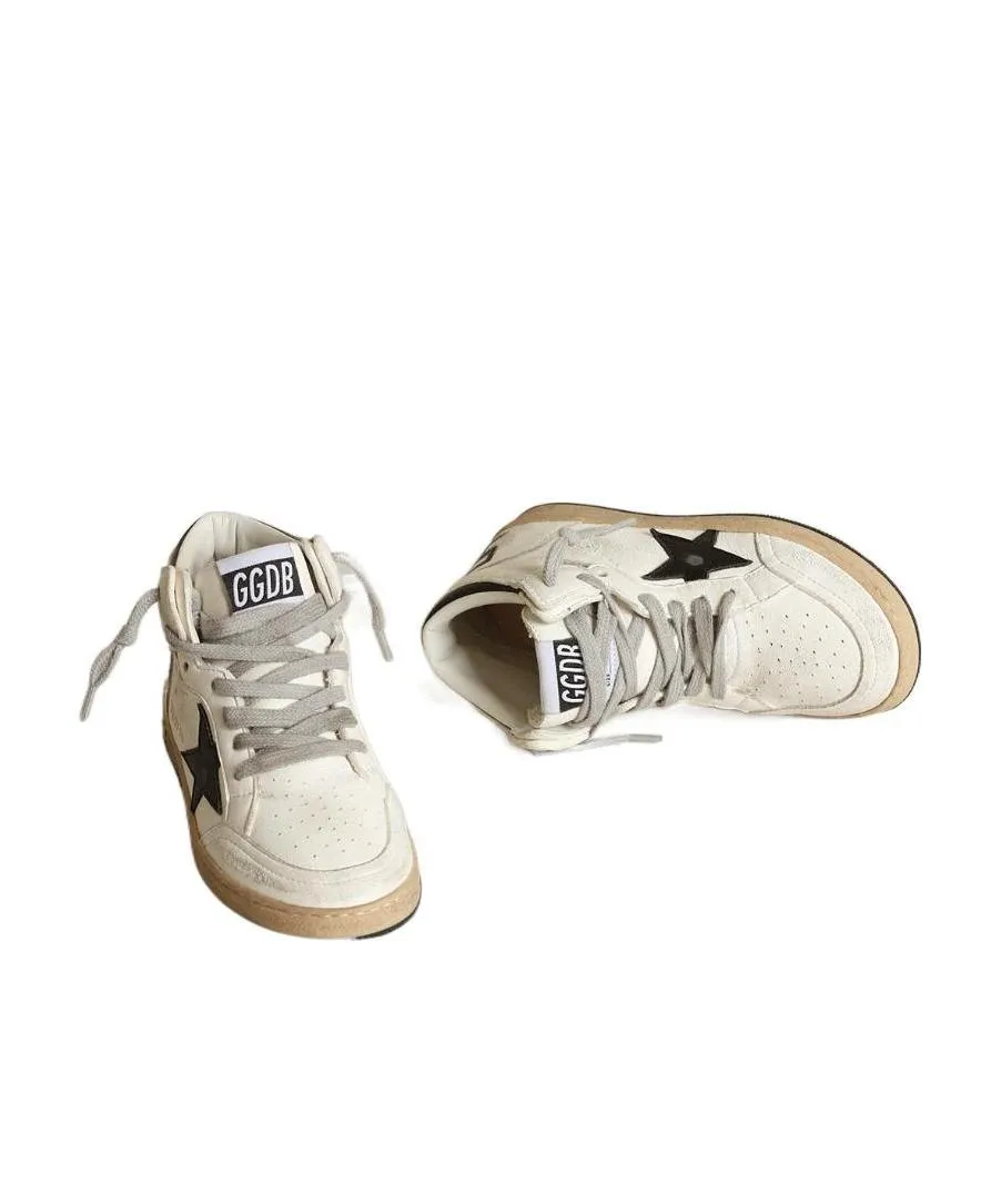 Star Patch High-Top Sneakers