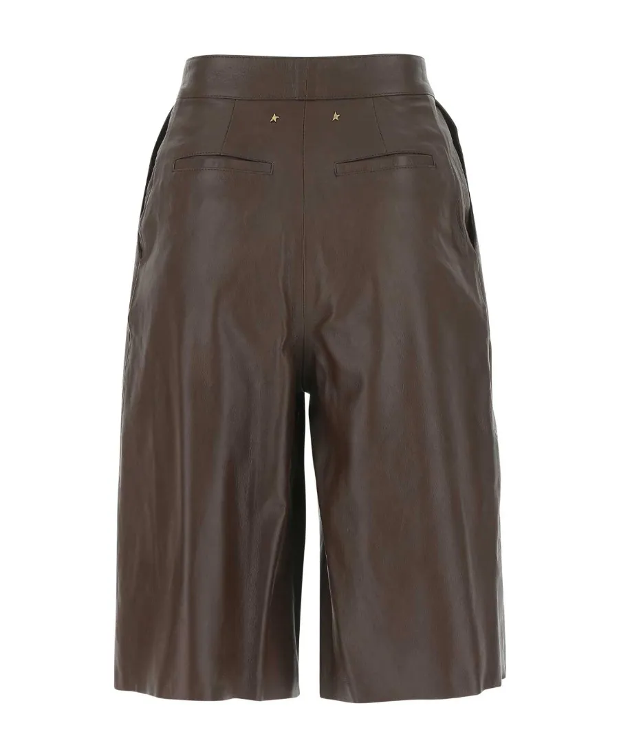 Pleated Bermuda Shorts