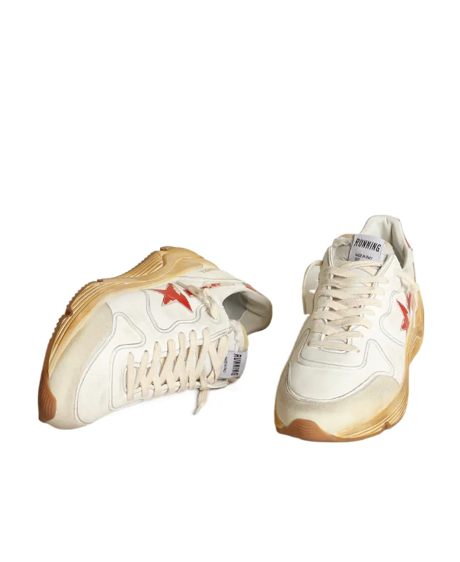Running Sole Lace-Up Sneakers