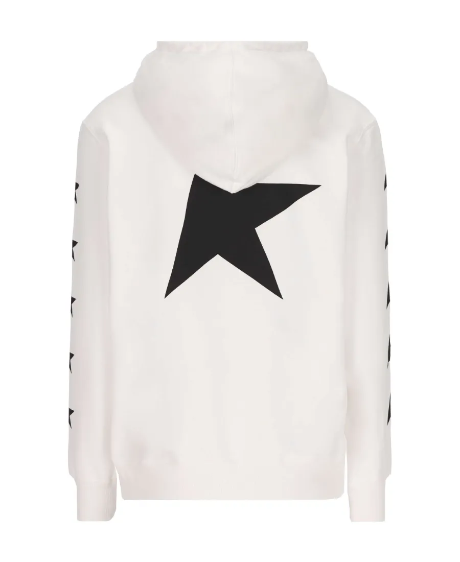 Logo Printed Drawstring Hoodie
