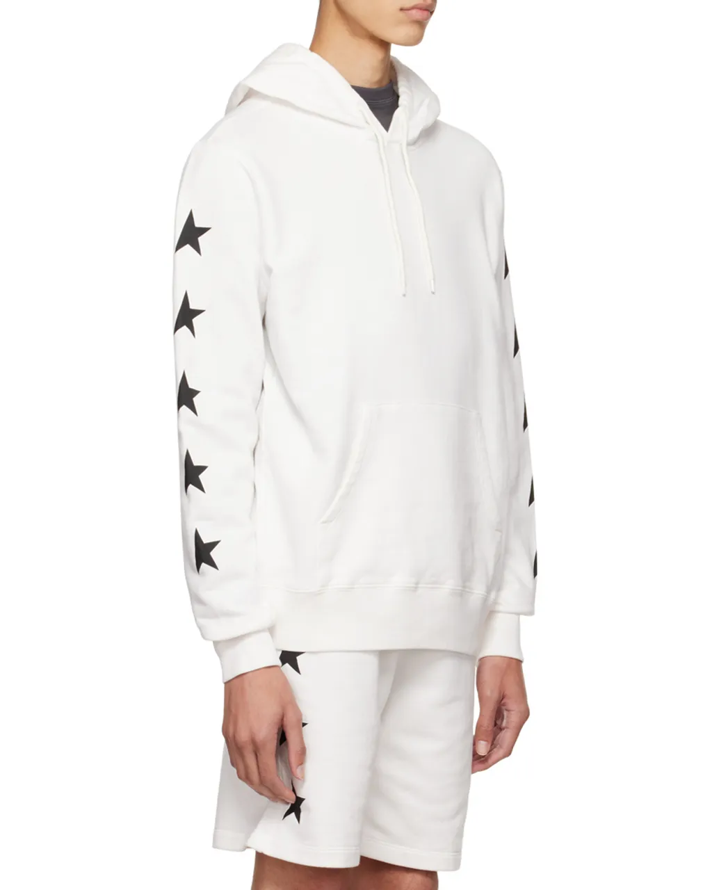 Logo Printed Drawstring Hoodie