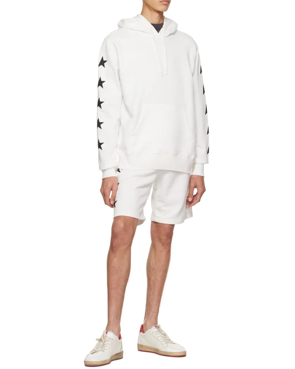 Logo Printed Drawstring Hoodie