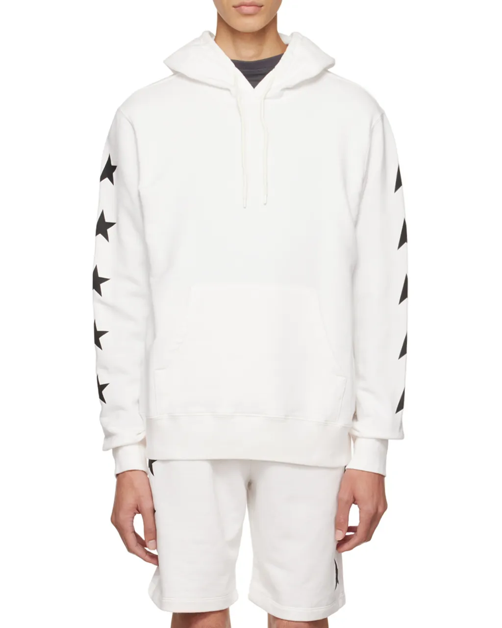 Logo Printed Drawstring Hoodie