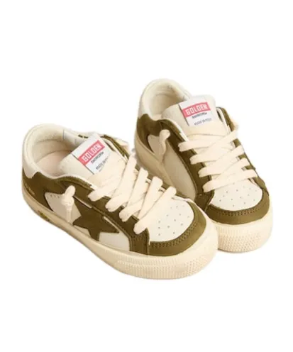 May Round Toe Lace-Up Sneakers