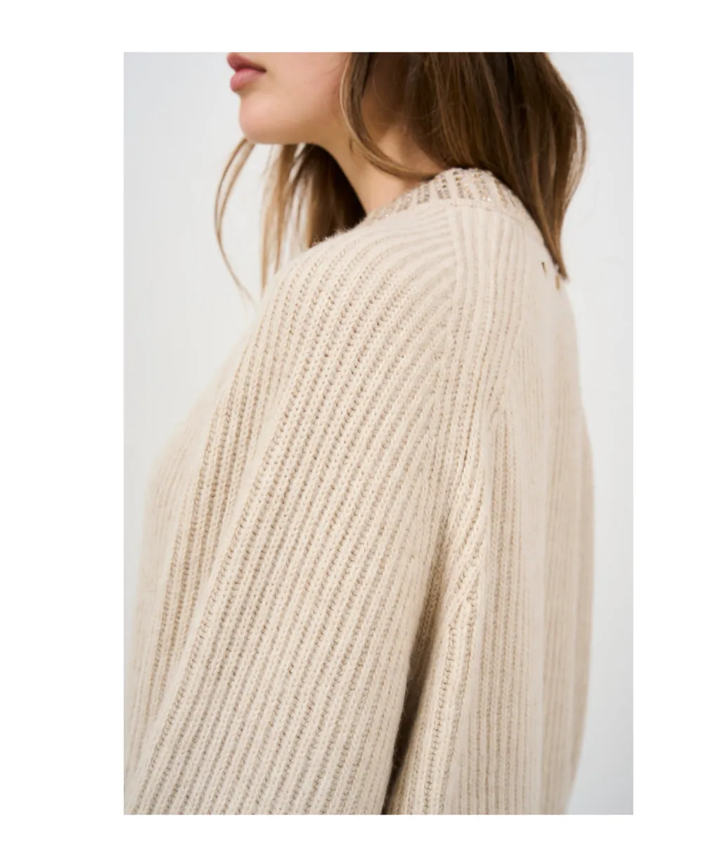 Knitted Embellished Jumper