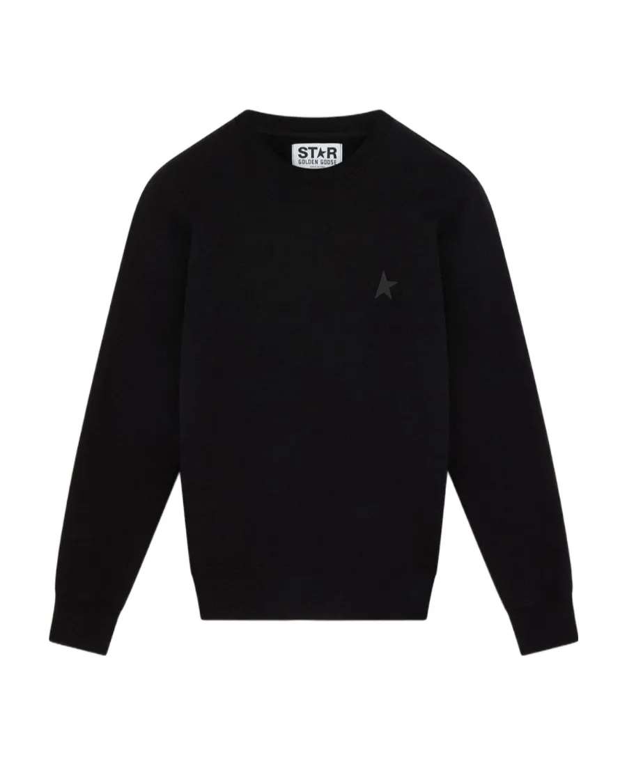 Star Printed Crewneck Sweatshirt