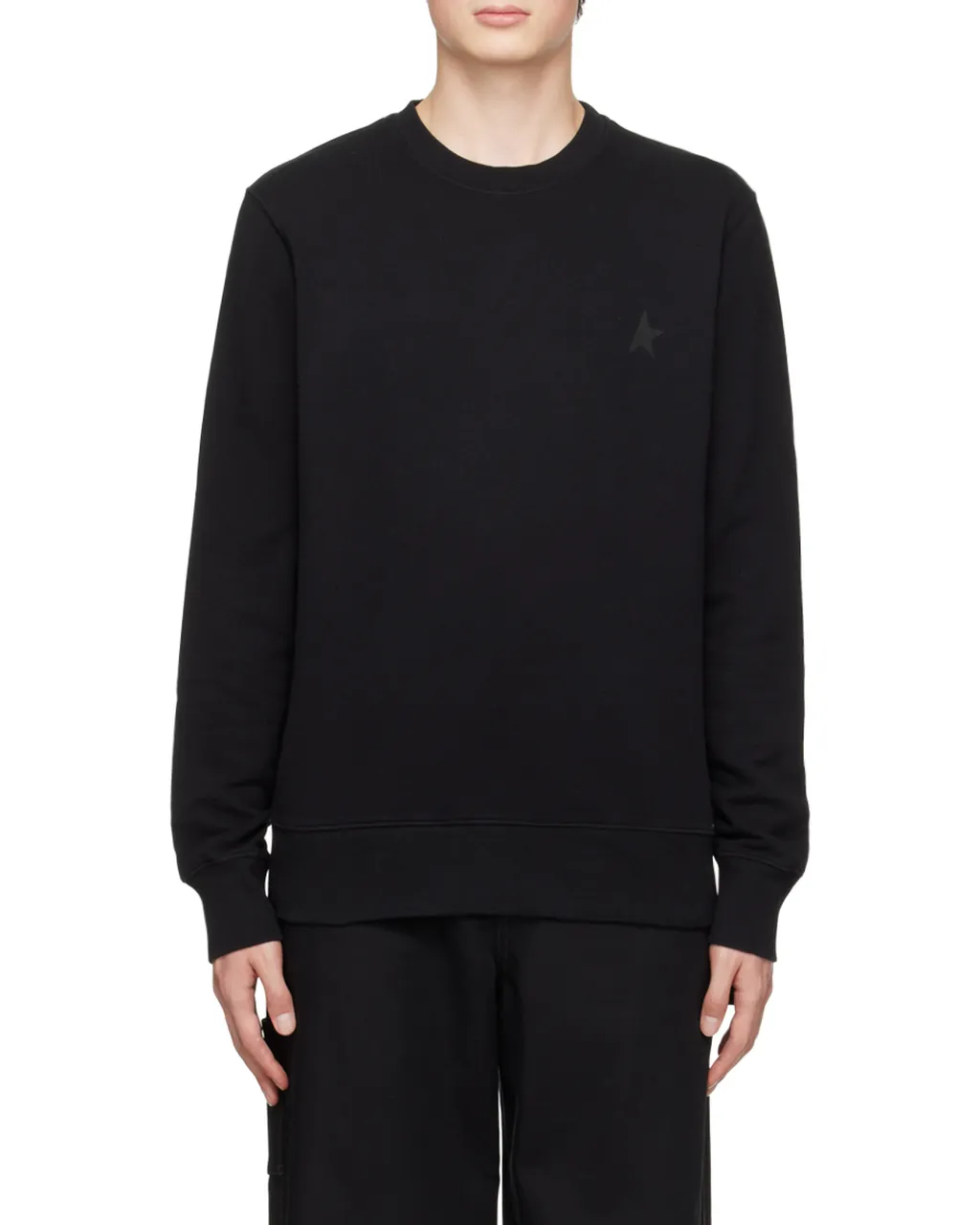 Star Printed Crewneck Sweatshirt