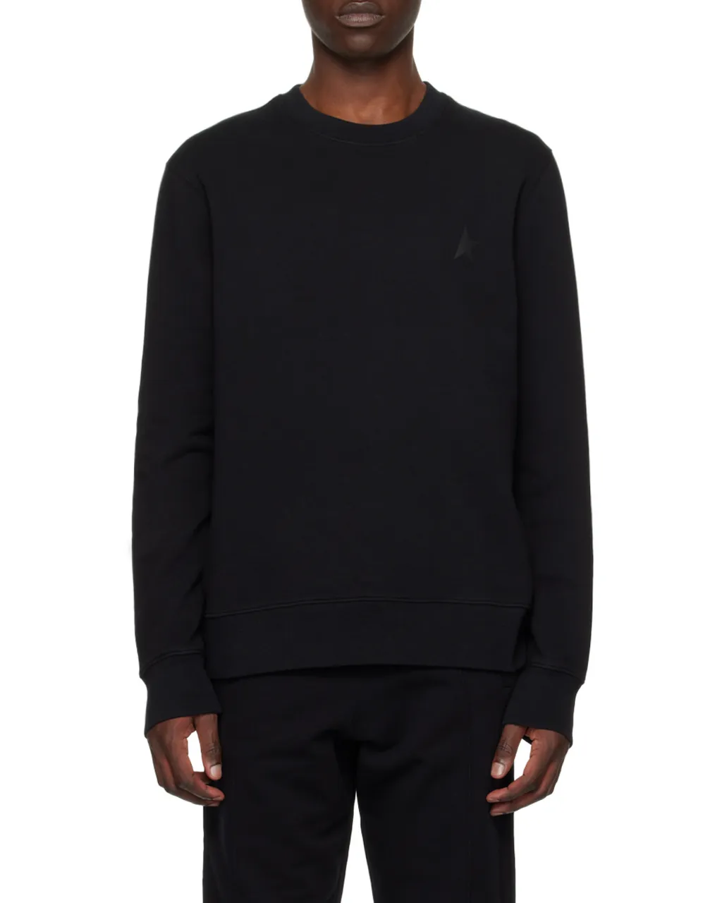 Star Printed Crewneck Sweatshirt