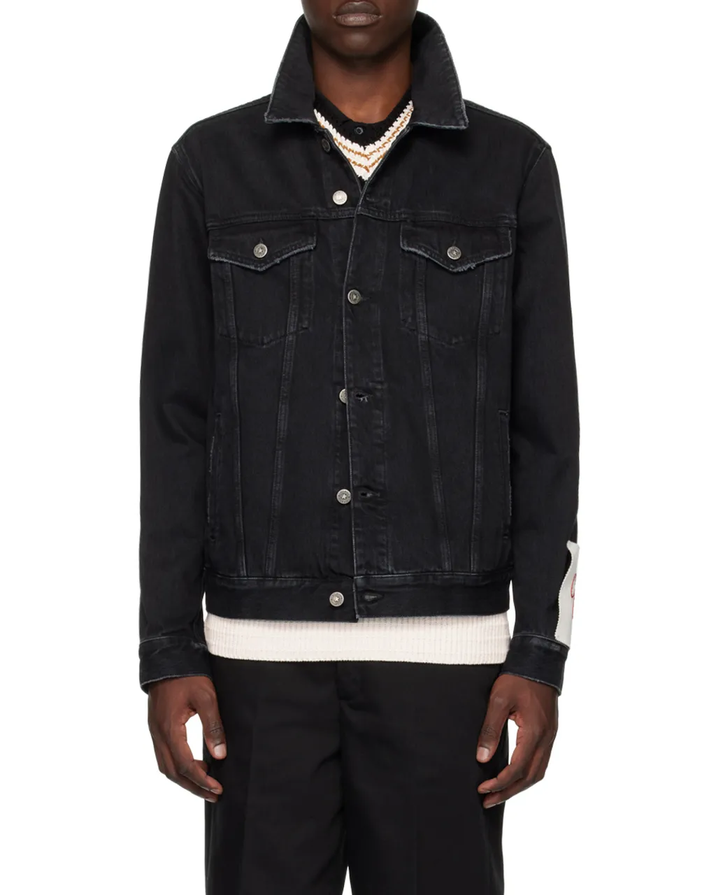Buttoned Denim Jacket