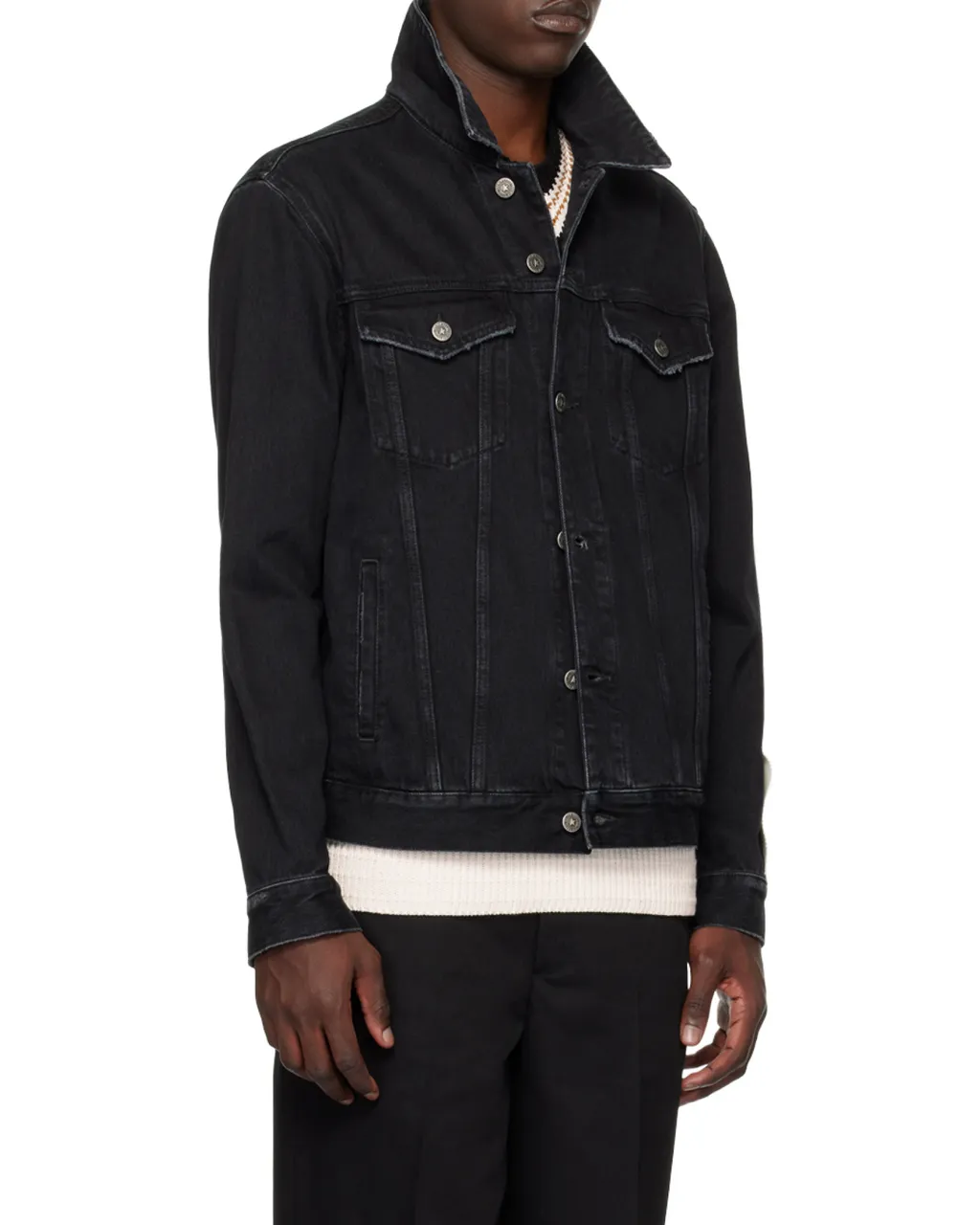 Buttoned Denim Jacket