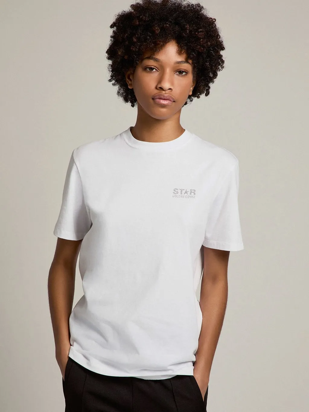 Star Printed Crewneck T-Shirt