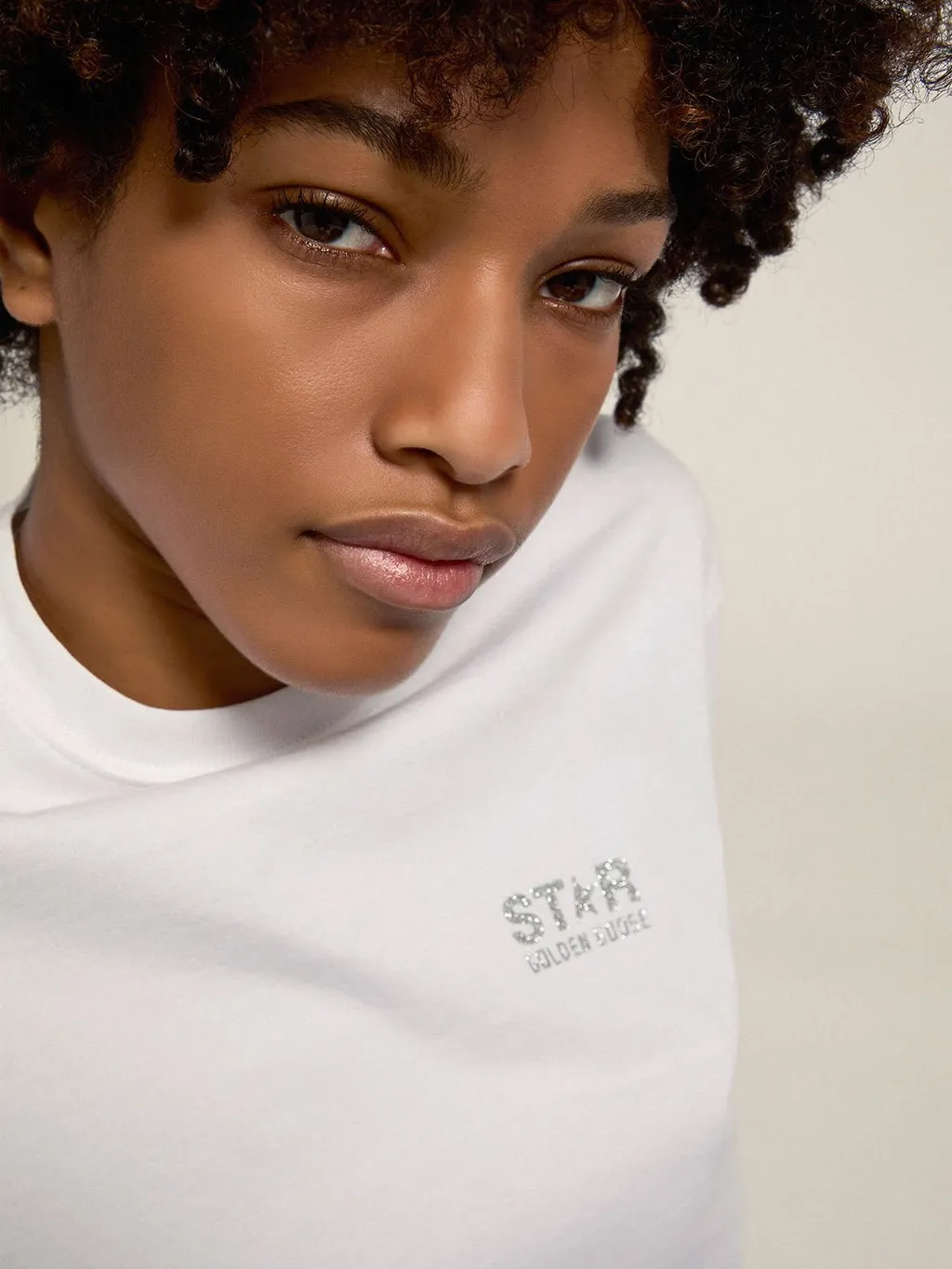 Star Printed Crewneck T-Shirt