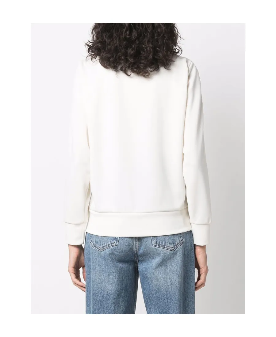 Collar Sequins Embellished Track Jacket