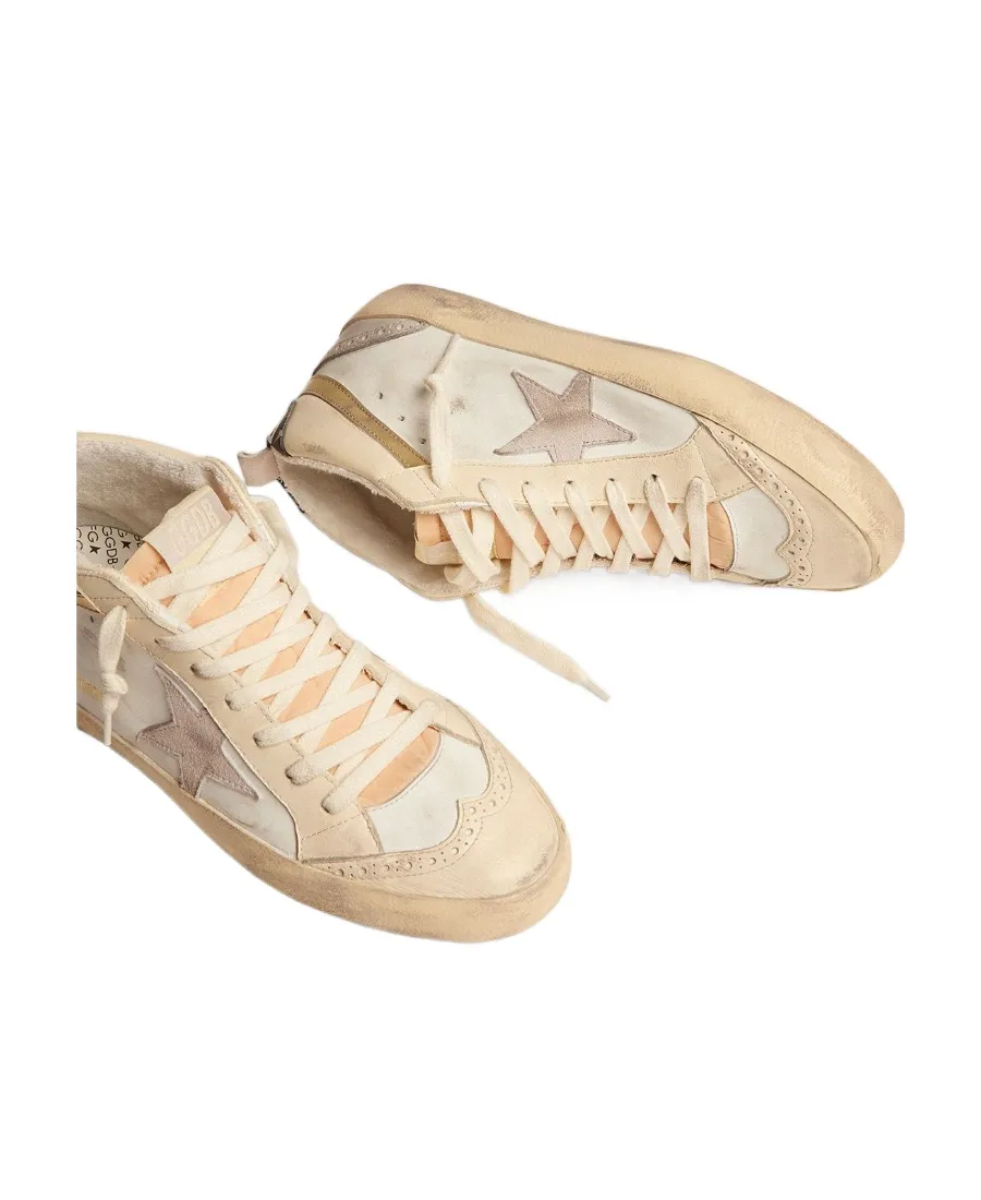 Mid-Star Lace-Up Sneakers