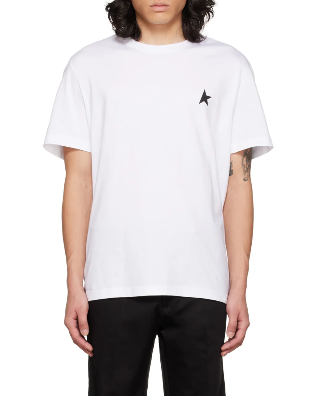 Star Printed Crewneck T-Shirt