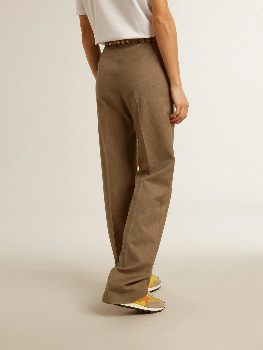 Straight-Leg Tailored Trousers