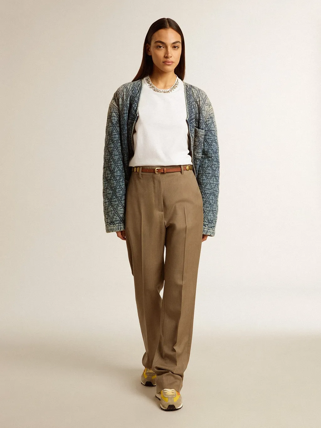 Straight-Leg Tailored Trousers