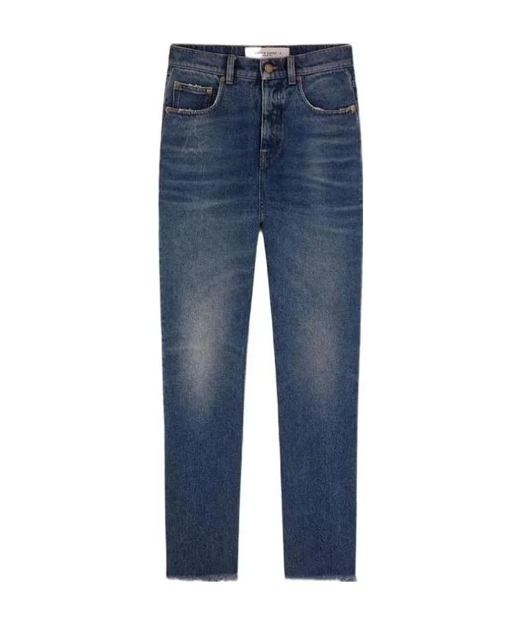 Logo Patch Flared Jeans
