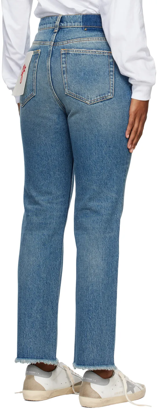 Logo Patch Flared Jeans