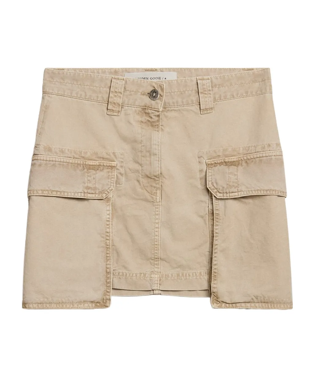 Pocket-Detailed Mini Skirt