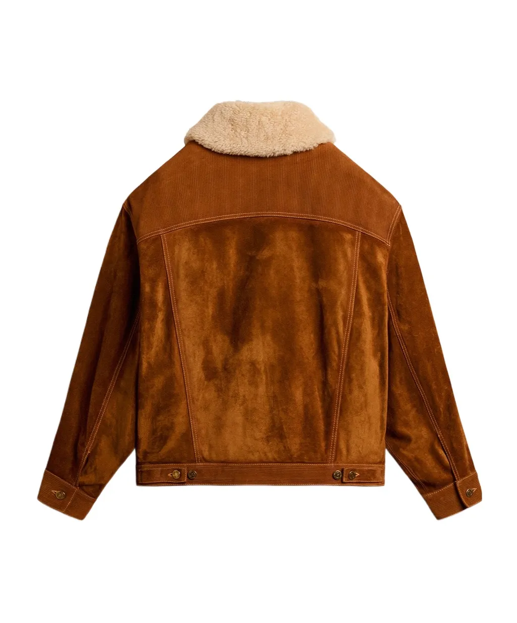 Buttoned Corduroy Jacket