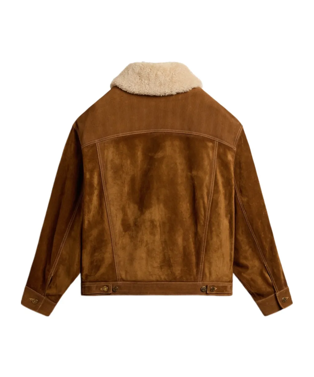 Buttoned Corduroy Jacket
