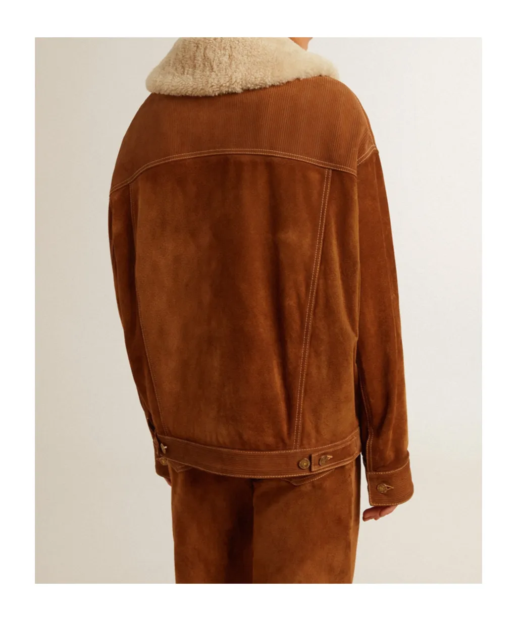 Buttoned Corduroy Jacket