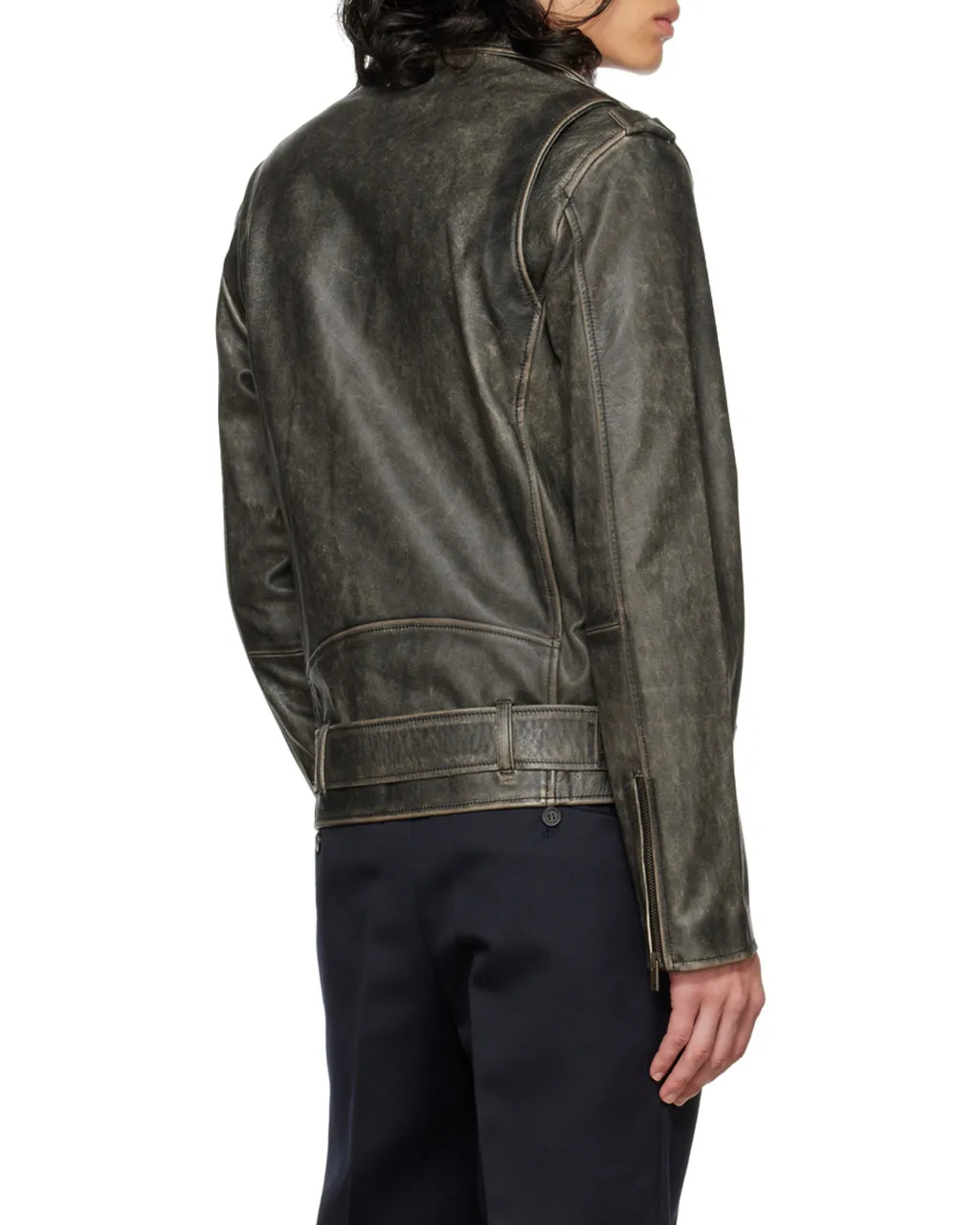 Zipped Biker Jacket