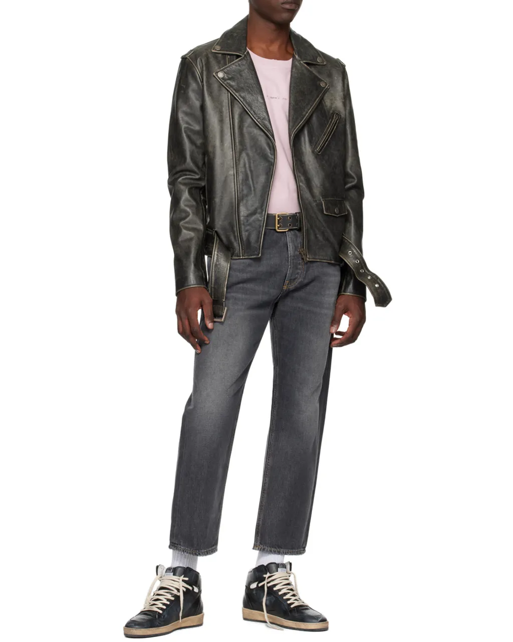 Zipped Biker Jacket