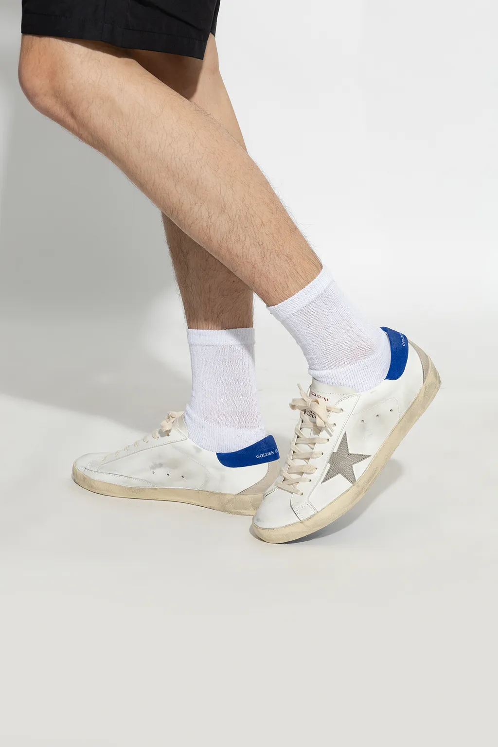 Star Patch Lace-Up Sneakers