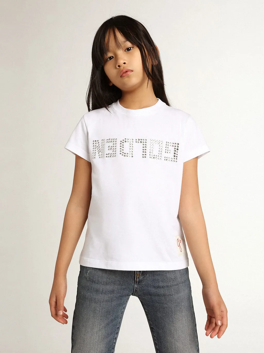 Embellished Logo Crewneck T-Shirt