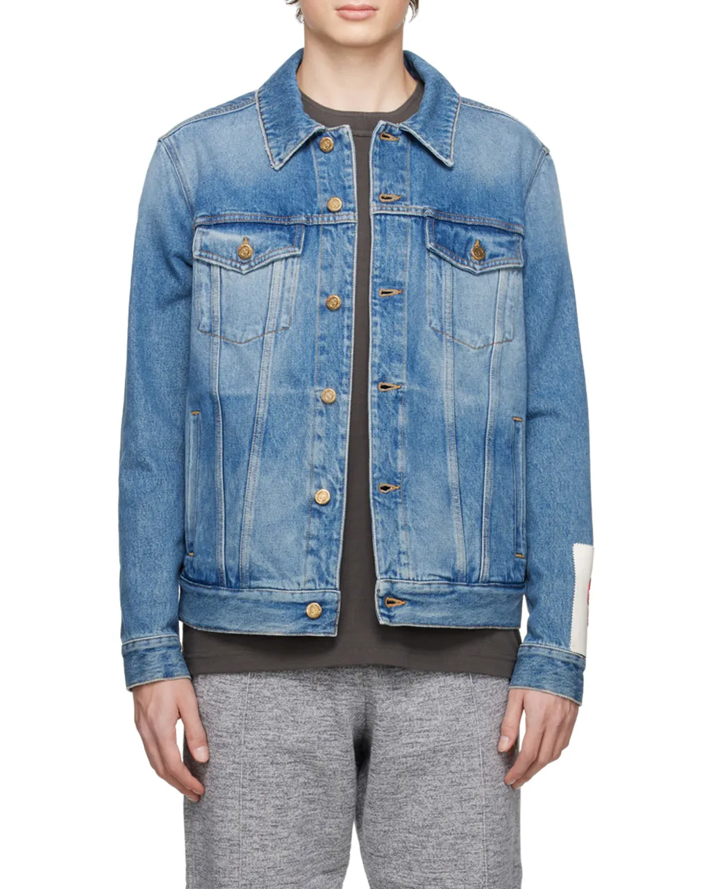 Buttoned Denim Jacket