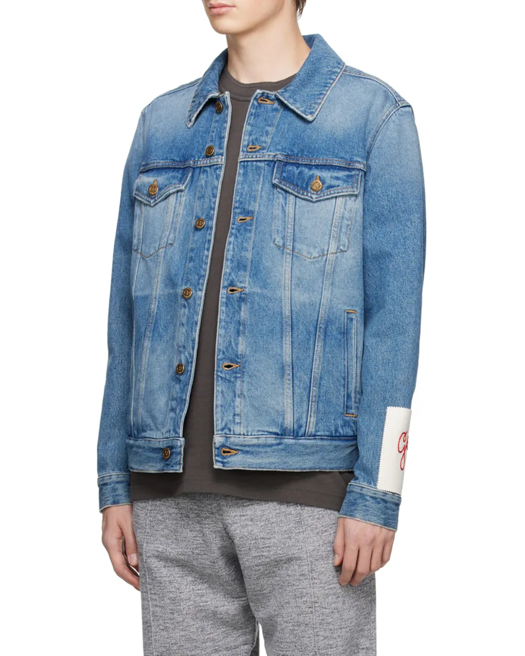 Buttoned Denim Jacket