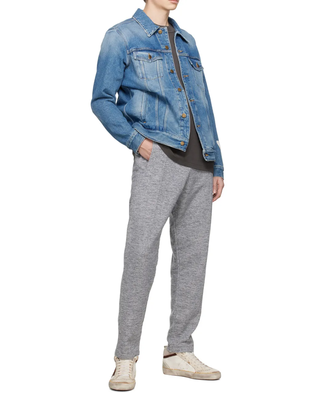 Buttoned Denim Jacket