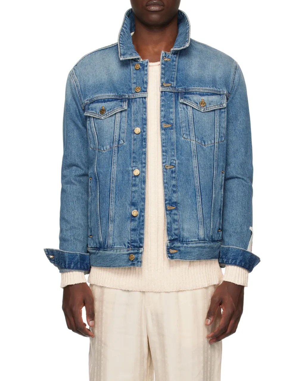 Buttoned Denim Jacket