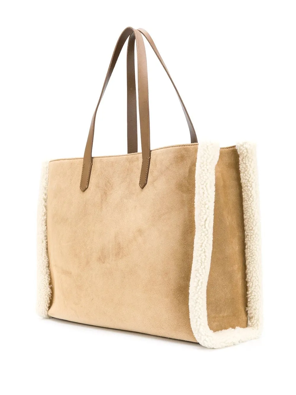 Logo Detailed Strapped Tote Bag