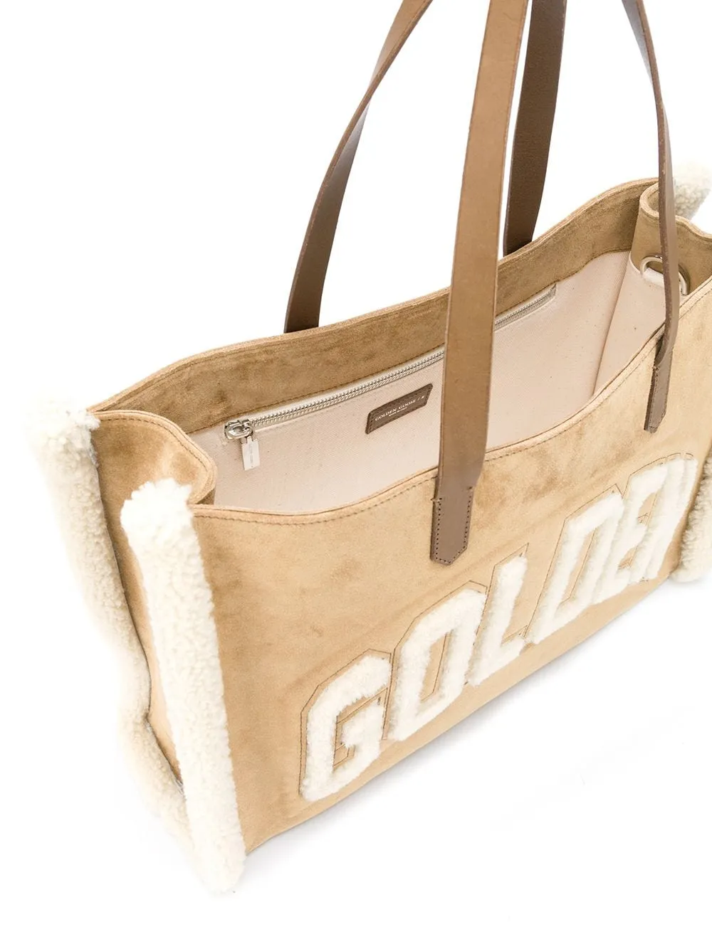 Logo Detailed Strapped Tote Bag