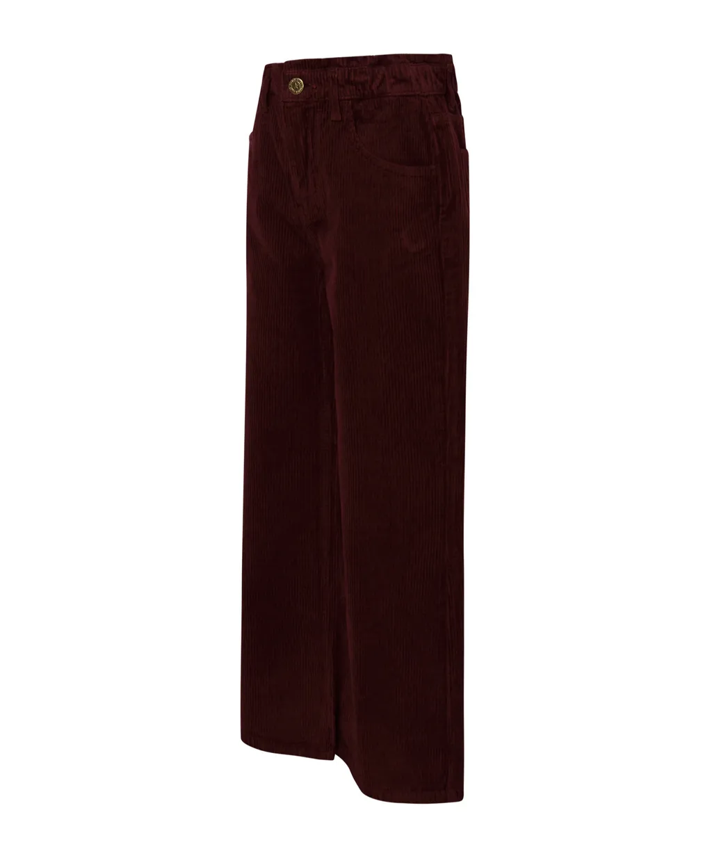 Logo Detailed Wide Leg Trousers