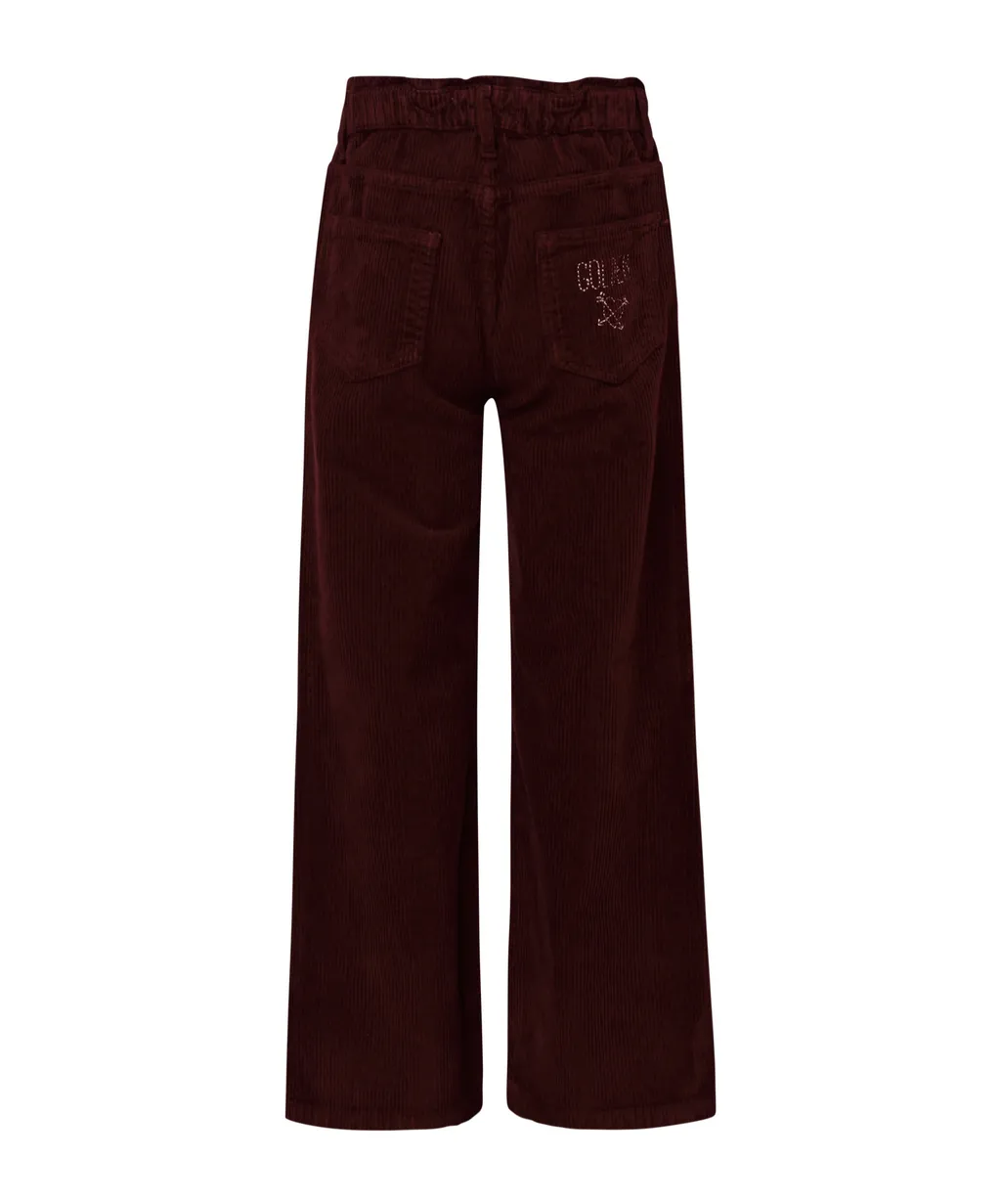 Logo Detailed Wide Leg Trousers