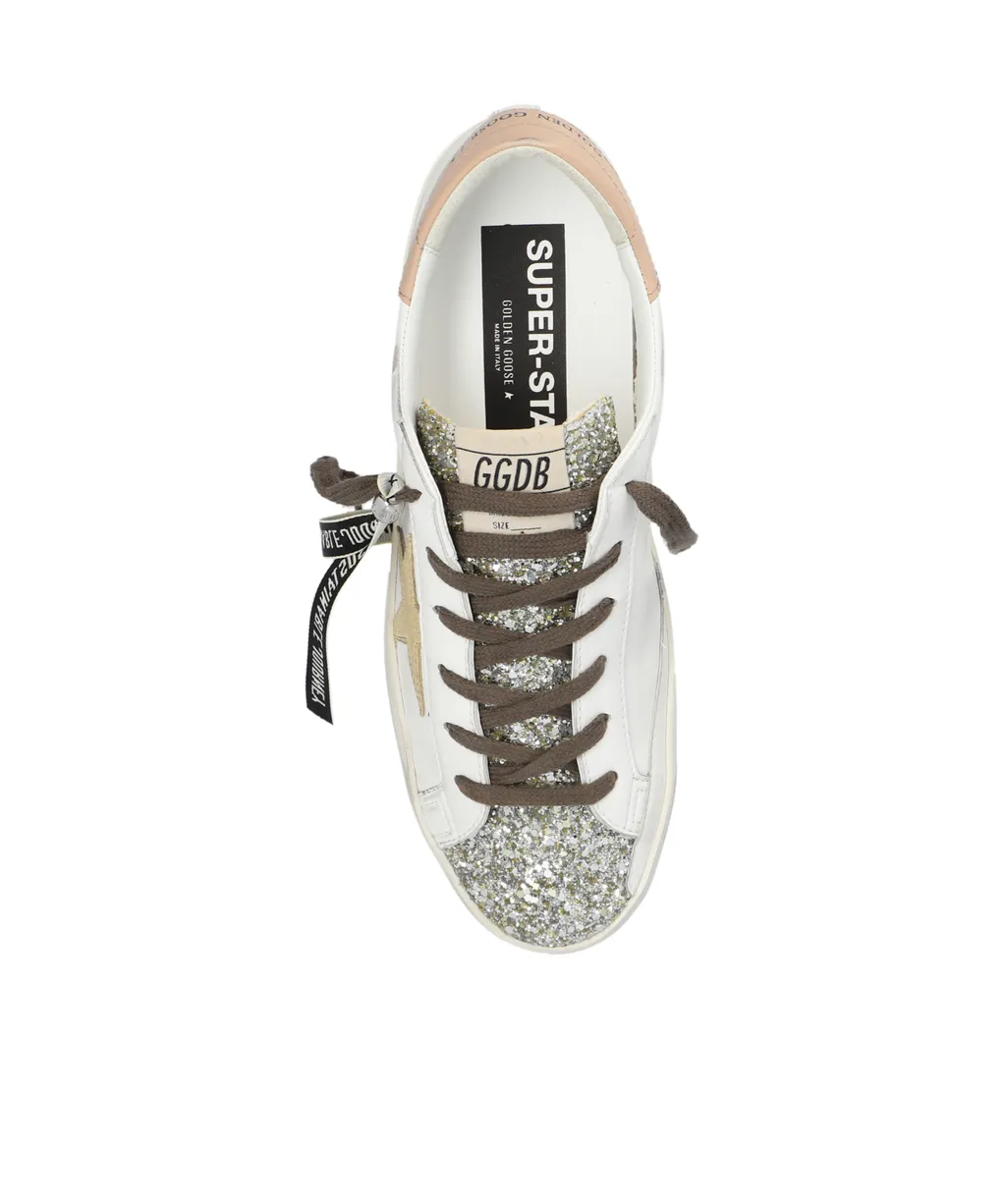 Star Patch Glittered Sneakers
