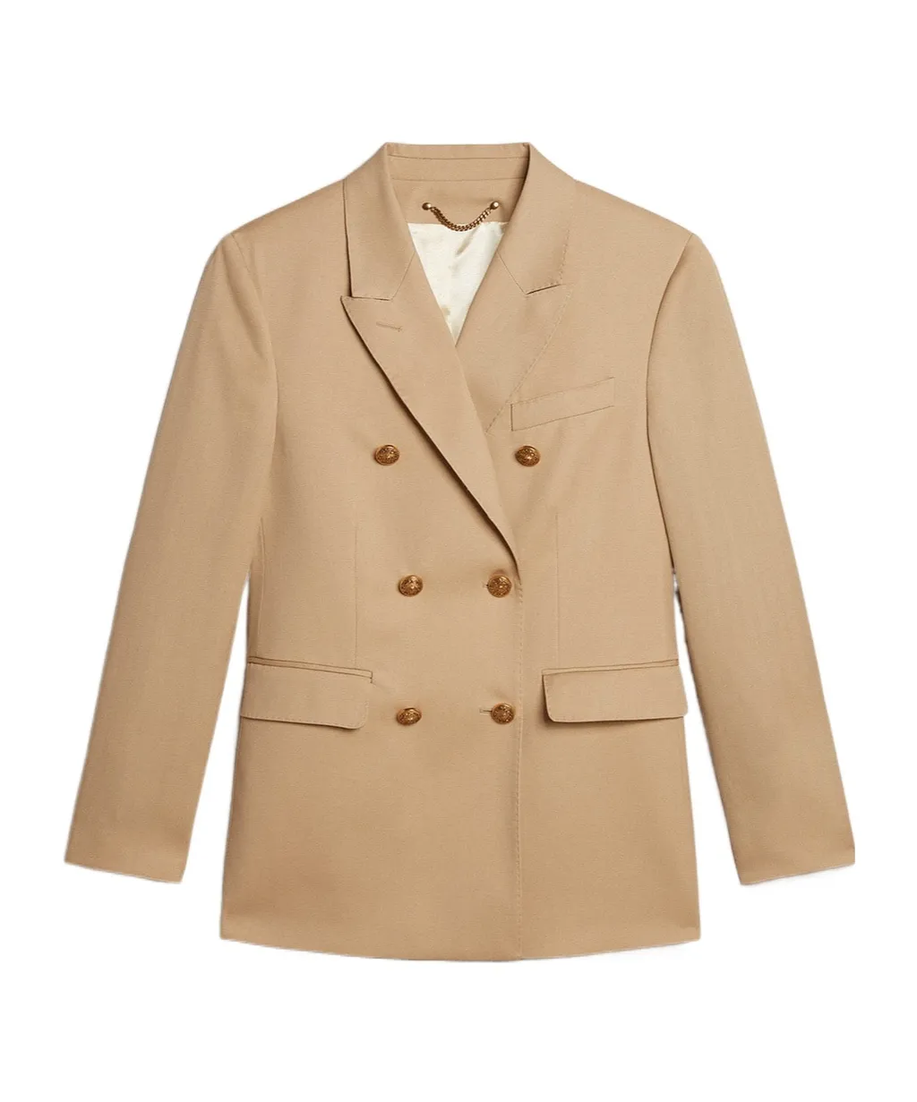 Double-Breasted Tailored Blazer